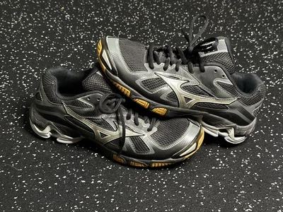 Mizuno Womens Wave Bolt 6 430204 9073 Black Running Shoes Sneakers Size 9 - Image 1 of 4