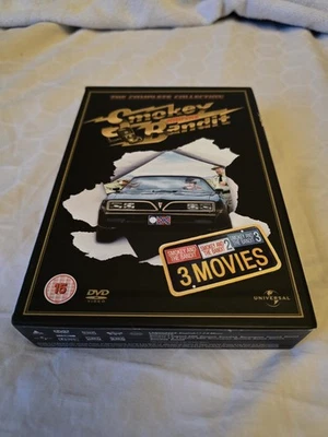 Smokey And The Bandit 1-3 Trilogy  Region 2 4 5 DVD Burt Reynolds  - Image 1 of 4
