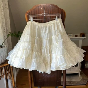 Vintage fashion Magic by Fender Western Square Dance Petticoat Skirt white - Picture 1 of 9