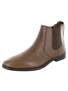 Franco Fortini Hombres Trevor Chelsea Cuero Botines Zapatos, Marrón, EE. UU. 13 - Imagen 1 de 3