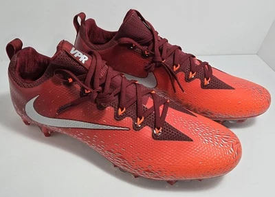 Size 15 Nike Vapor Untouchable Pro Football Cleats Red Silver 833385-608 New - Image 1 of 4