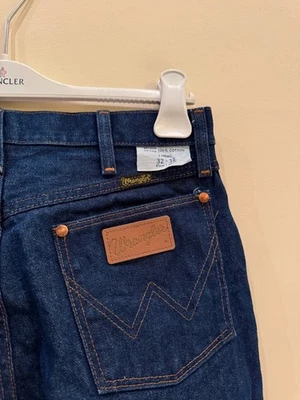 Wrangler Vintage 1970s 13MWZ Denim Jeans Size 32X32 With Tag and Scovill Zipper  - Image 1 of 4