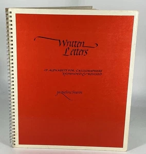 🎄Written letters 29 alphabets for calligraphers Jacqueline Svaren 1st Ed Signed - Picture 1 of 20