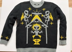 MIDDLE OF BEYOND Alien Nativity SWEATER Size XL - Picture 1 of 6