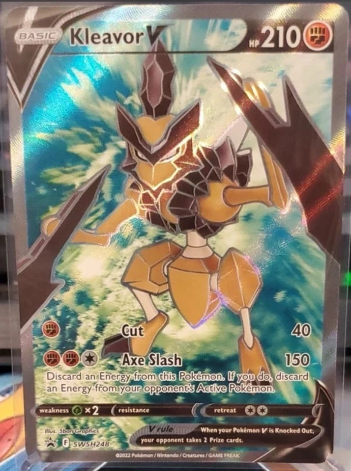 Kleavor V (Full Art) SWSH248 SWSH: Sword & Shield Promo Cards Holo NM - Image 1 of 2