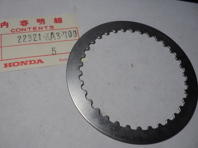 Honda CR125R CR125 1982 placa B embrague nuevo fabricante de equipos originales P/N 22321-KA3-700 Foto 1 de 1