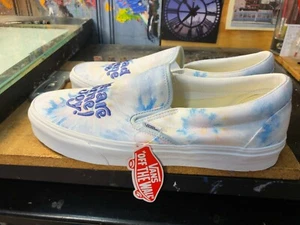 Vans Classic Slip On Love and Joy Blau Tie Dye Größe US 10,5 Herren Neu Selten - Bild 1 von 12