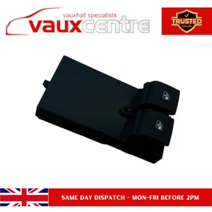 ORIGINAL VAUXHALL ASTRA J ZAFIRA C MOKKA DRIVERS SIDE WINDOW SWITCH 13305978 NEW - Picture 1 of 4