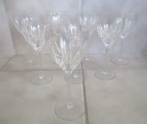 8 Rogaska SOHO Crystal Stemware 7 3/4" Wine Glasses 8 oz's Set of 8 Signed - Picture 1 of 5