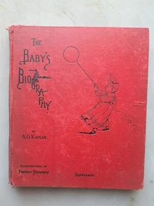 The Baby's Biography by A.O. Kaplan, Illus. Frances Brundage 1904, w/Photos - Imagen 1 de 11