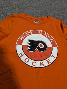 New NHL Girls Large 10/12 tshirt orange Philadelphia Flyers - Picture 1 of 4