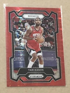 2023-24 Panini Prizm Tari Eason Red Seismic Prizm SP /299 #28 Houston Rockets - Picture 1 of 5