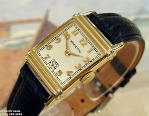 1949 Vintage HAMILTON LESTER, Stunning SILVER Dial, Serviced with warranty - Picture 1 of 8