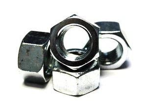 (5) 7/8"-9 Sechskantmuttern - Klasse 2 - Zink - Bild 1 von 2