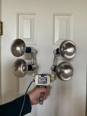 Vintage Mobilite - 4 bulb Swivel Lighting Unit with case - Image 1 of 4