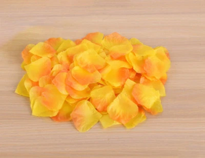 Lo último 200 ~ 1000 piezas simulación pétalos de rosa boda fiesta mesa confeti decoraciones Foto 1 de 4