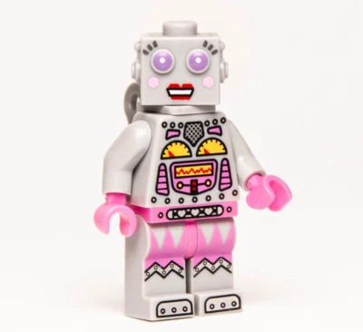 New LEGO CMF Minifigure 71002 Series 11 - Lady Robot (col11-16) col178 - Image 1 of 4