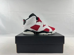 Nike Air Jordan 6 Retro “Carmine” 2021 Preescolar Talla 1Y 384666-106 - Imagen 1 de 10