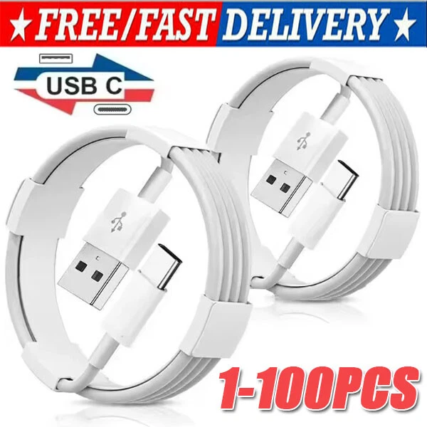 Cable cargador rápido tipo C carga datos cable iPhone 16 15 Pro Max Plus USB-A Foto 1 de 4