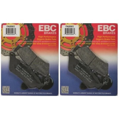 EBC Organic FRONT Disc Brake Pads (2 Sets) Fits DUCATI GT1000 (2007 to 2010) - Image 1 of 4