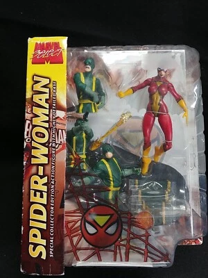 Figura de acción Marvel Diamond Select máscara completa Spider-Woman 2006 (NUEVA) Foto 1 de 4