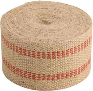 10 Yards Craft Jute Webbing Tape Fabric Cloth Cotton 3.5" Belt Bag Strap Canvas - Picture 1 of 14