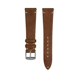 Bracelet En Cuir Mahogany De Jelsdal - 18 Mm, 20 Mm - Bracelet De Remplacement - Bild 1 von 3