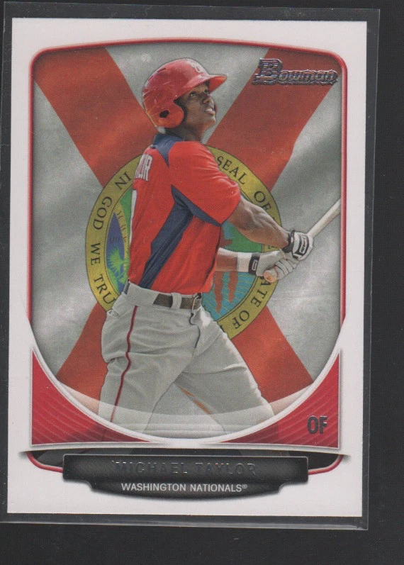 MICHAEL TAYLOR 2013 BOWMAN PROSPECTS  HOMETOWN  PARALLEL  CARD# BP47 - Image 1 of 1