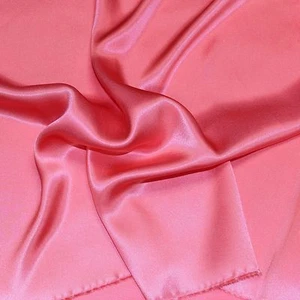 100% PURE SILK CHARMEUSE FABRIC 45" DRESSMAKING SEWING 44 COLOR BY THE YARD - Picture 1 of 84