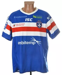 WAKEFIELD TRINITY WILDCATS RUGBY LEAGUE SHIRT JERSEY ISC L - Picture 1 of 10