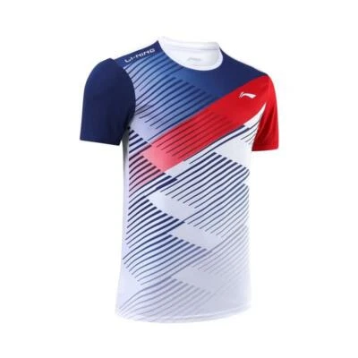 Li Ning Men's sportswear sports quick dry Tops Tennis Clothes badminton T-Shirt - Image 1 of 4