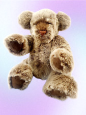 Teddy Bear Plush Faux Fur Soft Brown 60cm Weighted 