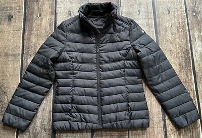 CHAQUETA ESQUÍ SPYDER PUFFER GRIS CARBÓN MUJER TALLA GRANDE EXCELENTE ESTADO Foto 1 de 4