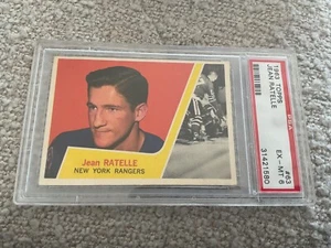 1963 Topps Jean Ratelle #63 PSA 6 Ex-Mt - Picture 1 of 2