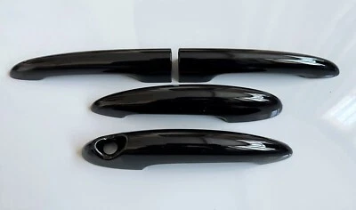 Coprimaniglia portiera anteriore + fienile nero lucido adatta a MINI Cooper R55 CLUBMAN - Immagine 1 di 3