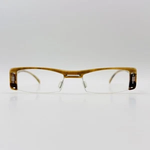 Markus T Brille Herren Damen eckig braun Horn Büffelhorn Mod. H 00667 NEU - Bild 1 von 11