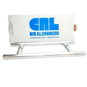 CR Laurence LP8X8BSC Back-To-Back Pull Handles, 8in, Color Satin Chrome - Picture 1 of 4