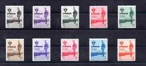 Colonia italiane-Somalia, 1935: Viaggio del Re in Somalia. (NO 10 e 25 Lire) - Picture 1 of 1