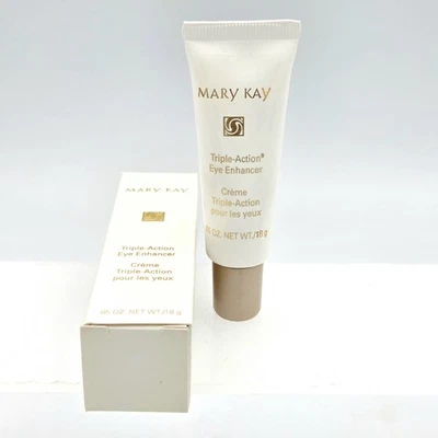 Mary Kay Triple Action Eye Enhancer #0764 Tamanho Completo 0,65 oz Descontinuado Novo na caixa - Imagem 1 de 4