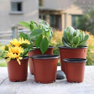 20 Pack 9cm/3.6 Inch Plastic Nursery Pots Thickened Two-color Basin Plastic Pots - Picture 1 of 5