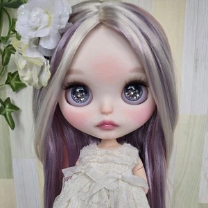 Custom OOAK Icy Doll 245 Open Mouth Neo Blythe Size Puppe Handarbeit - Bild 1 von 10