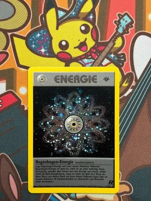 Regenbogen-Energie 1. Edition Holo 17/82 Team Rocket deutsch Pokemon Karten NM - Bild 1 von 4