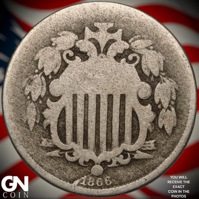 Escudo níquel 1866 A7875 Foto 1 de 2