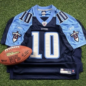 2006 Reebok NFL Authentic Jersey Tennessee Titans Vince Young Sz. 52 Rookie VTG - Picture 1 of 16