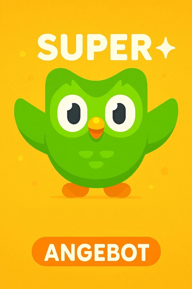 Duolingo Super 🚀 12 Monate 🔥 Keine Werbung ✅ Unbegrenzte 💖 - Bild 1 von 1