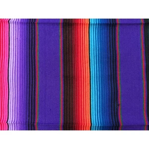 Purple Mexican Sarape Blanket - Bild 1 von 4