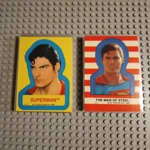 1980, 1983 topps superman 2 and 3 Sticker card sets complete  - Picture 1 of 3