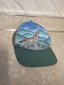 Sunday Afternoons Artist Series Mesh Snapback Kids M/L Hat Wolf by Acacia Lacy - Picture 1 of 6