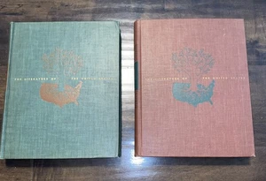 1946/47 The Literature of The United States Anthology and History Vol 1 &2 - Picture 1 of 9