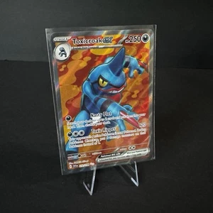 Pokemon Toxicroak ex 232/198 Scarlet & Violet Ultra Rare Full Art Holo NM - Picture 1 of 10